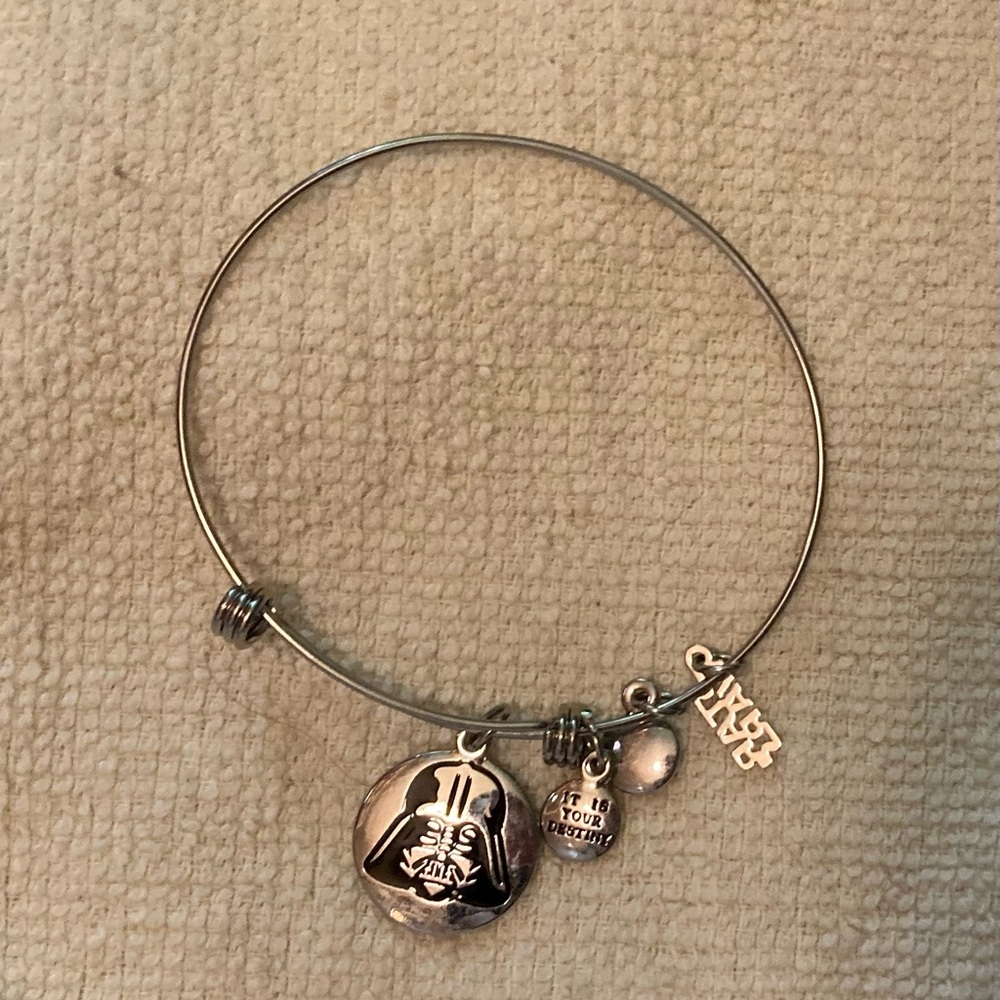 Star Wars Silver Charm Bangle Bracelet